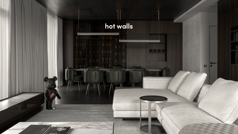 Дизайн-студия hot walls сегмент премиум
