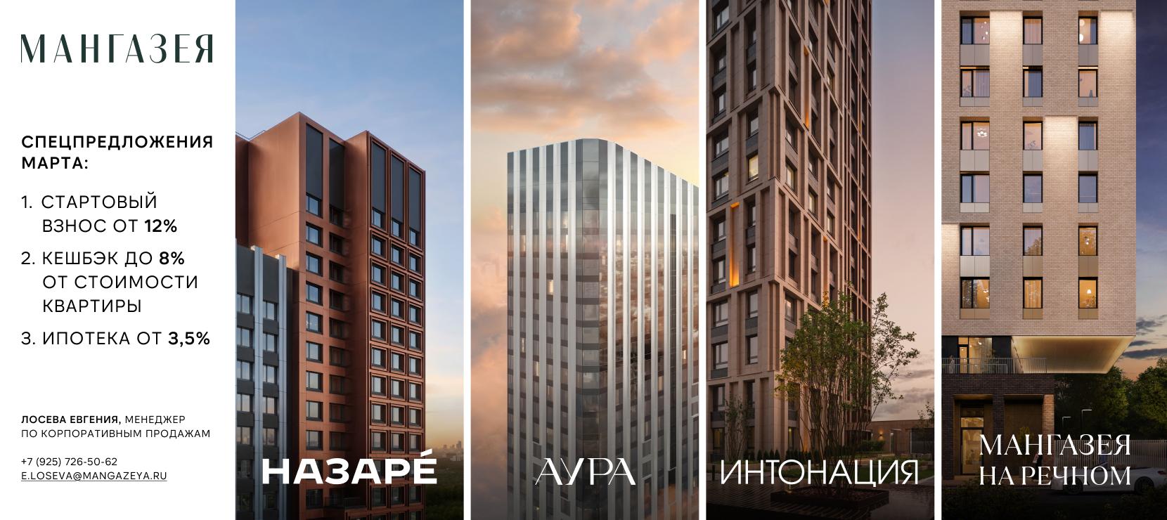 Квартиры на специальных условиях: скидки и акции от «Мангазеи»